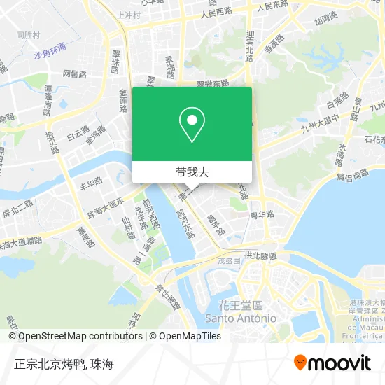 正宗北京烤鸭地图