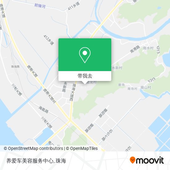 养爱车美容服务中心地图