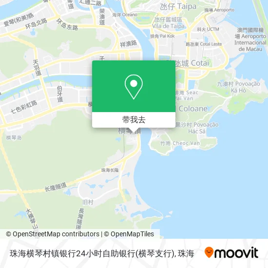 珠海横琴村镇银行24小时自助银行(横琴支行)地图
