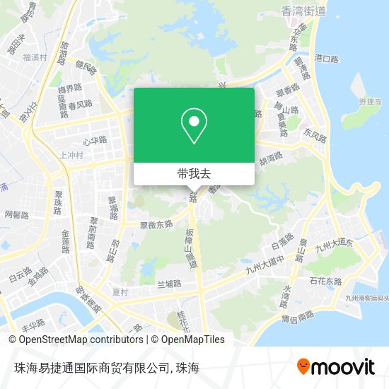 珠海易捷通国际商贸有限公司地图