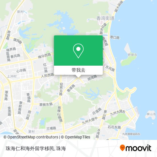珠海仁和海外留学移民地图