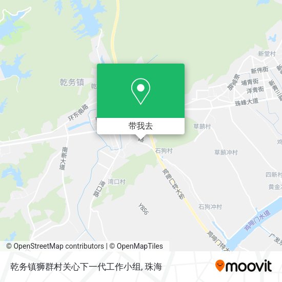 乾务镇狮群村关心下一代工作小组地图