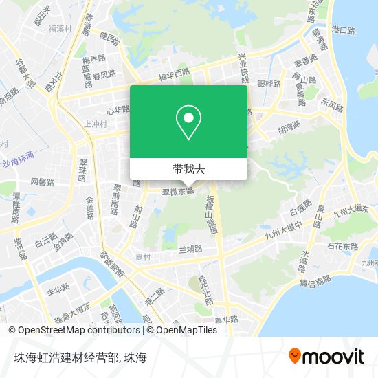 珠海虹浩建材经营部地图