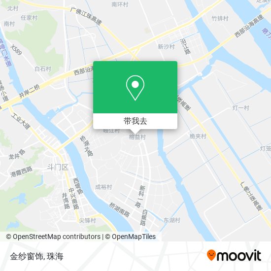 金纱窗饰地图