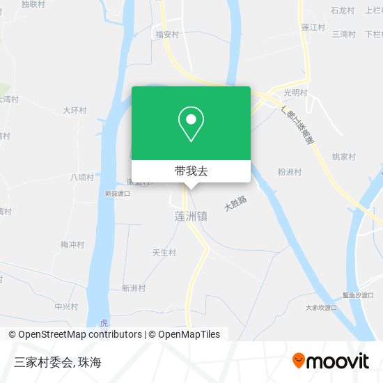 三家村委会地图