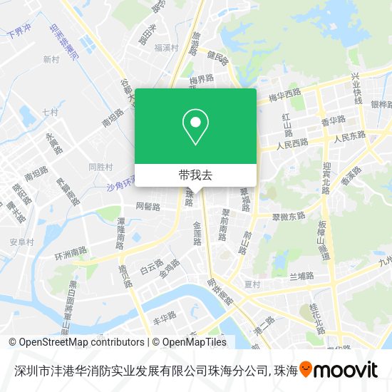 深圳市沣港华消防实业发展有限公司珠海分公司地图