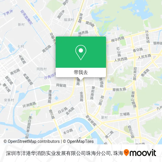 深圳市沣港华消防实业发展有限公司珠海分公司地图
