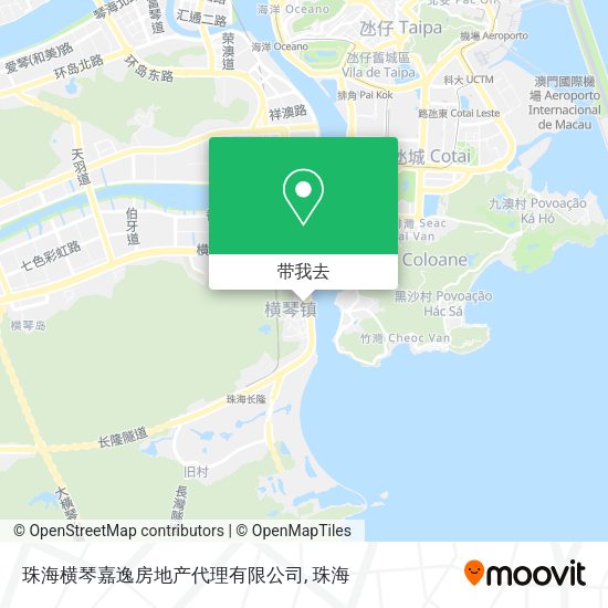 珠海横琴嘉逸房地产代理有限公司地图