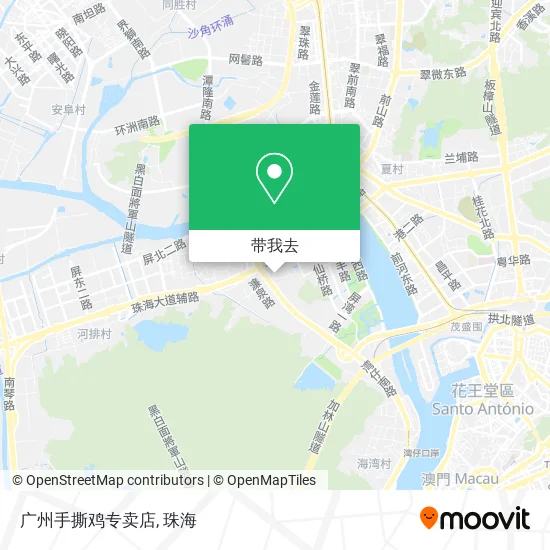 广州手撕鸡专卖店地图