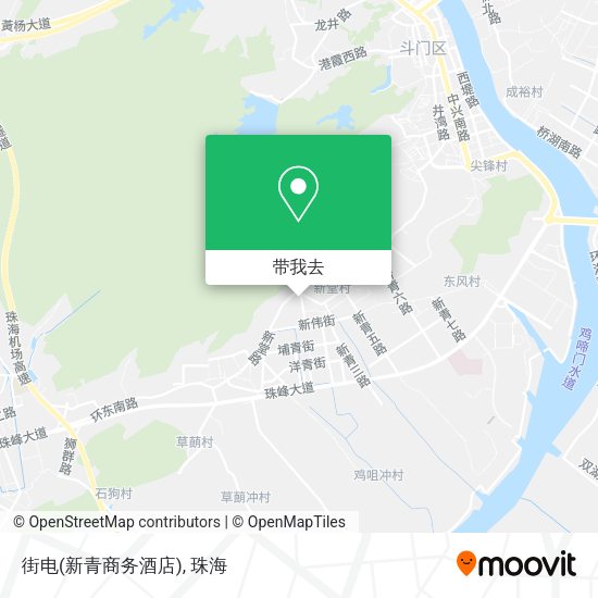 街电(新青商务酒店)地图
