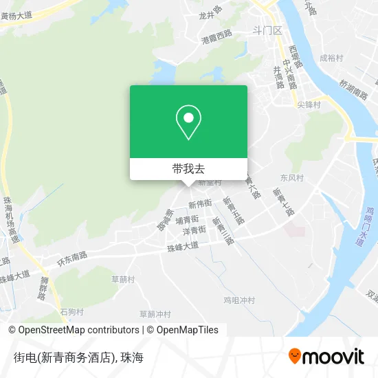 街电(新青商务酒店)地图