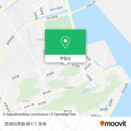 西湖怡景园-南1门地图