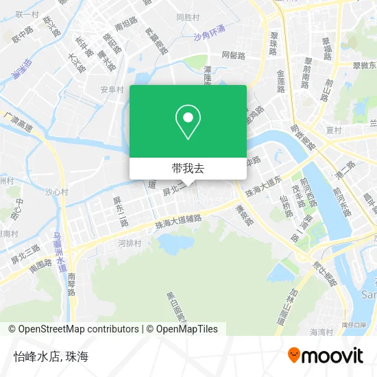 怡峰水店地图