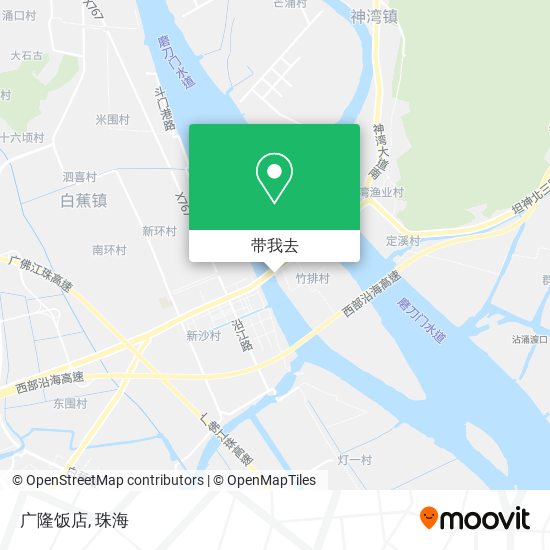 广隆饭店地图