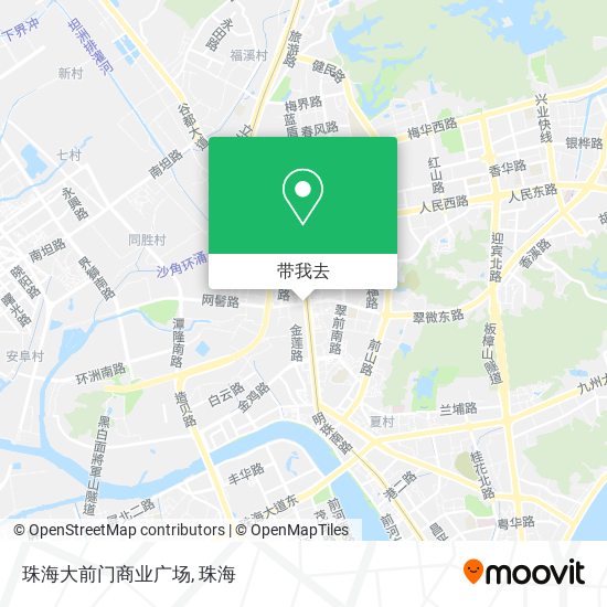 珠海大前门商业广场地图