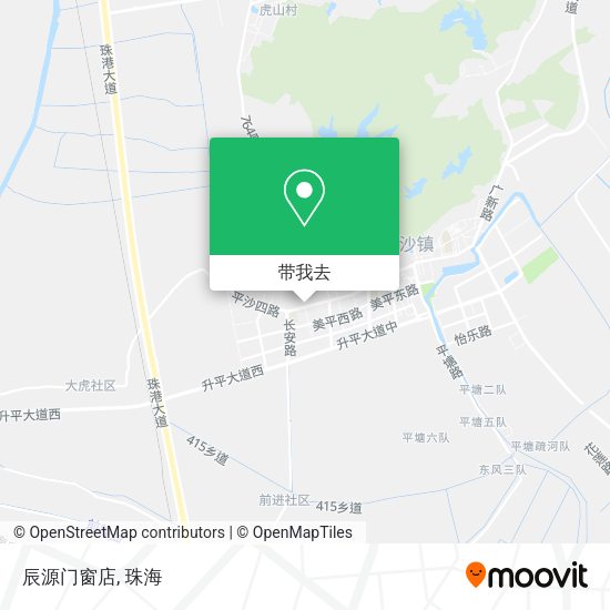 辰源门窗店地图