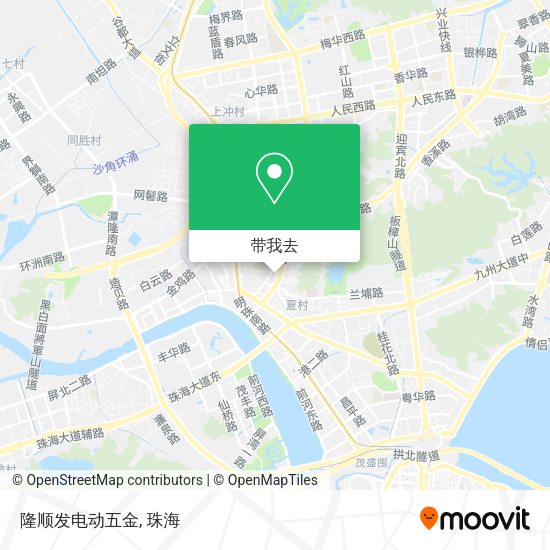 隆顺发电动五金地图