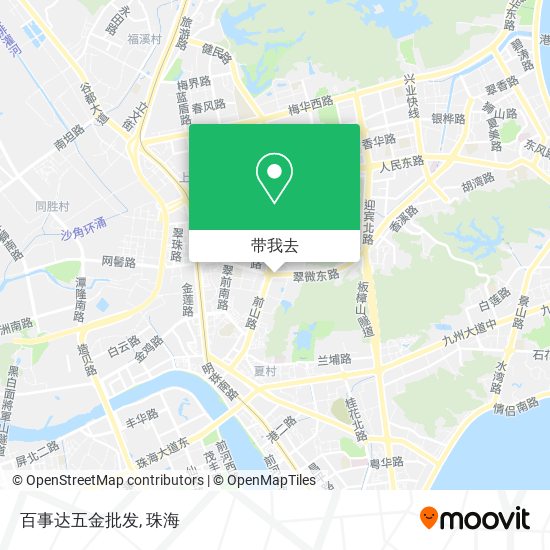 百事达五金批发地图