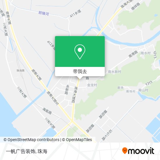 一帆广告装饰地图