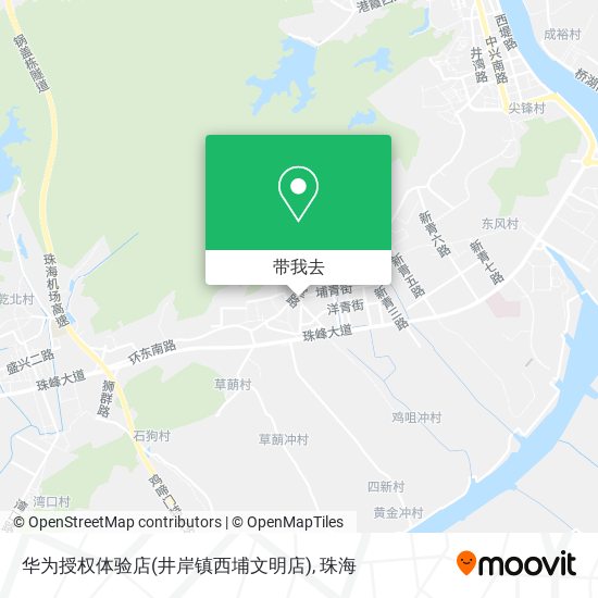 华为授权体验店(井岸镇西埔文明店)地图
