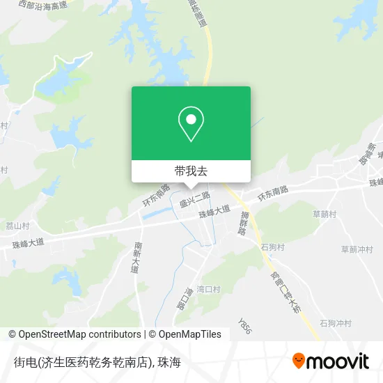 街电(济生医药乾务乾南店)地图