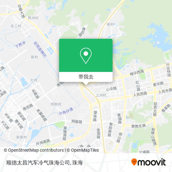 顺德太昌汽车冷气珠海公司地图