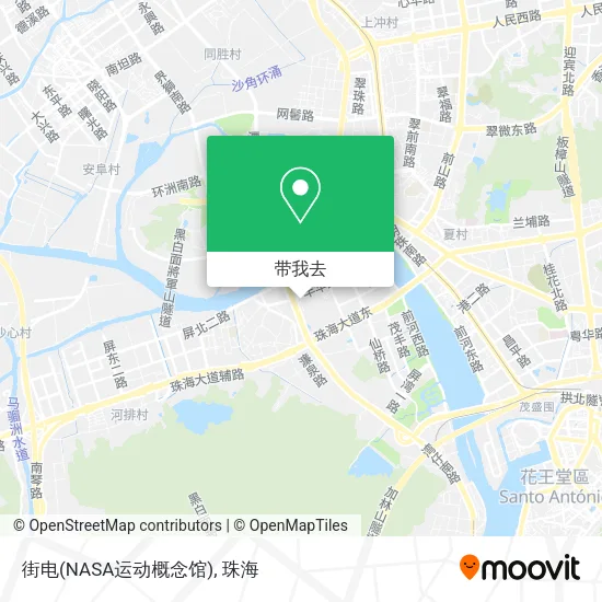 街电(NASA运动概念馆)地图