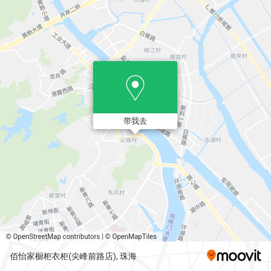 佰怡家橱柜衣柜(尖峰前路店)地图