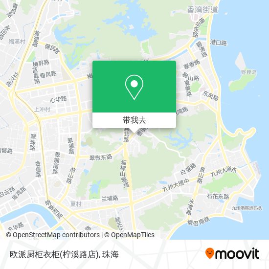 欧派厨柜衣柜(柠溪路店)地图