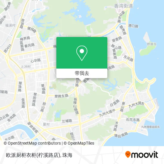 欧派厨柜衣柜(柠溪路店)地图