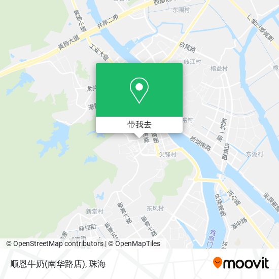 顺恩牛奶(南华路店)地图