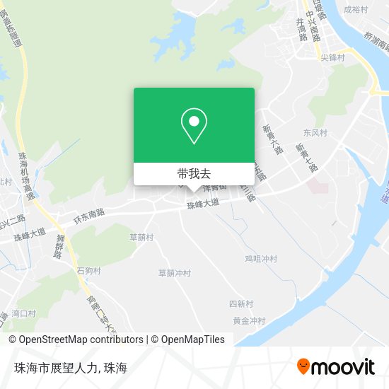 珠海市展望人力地图