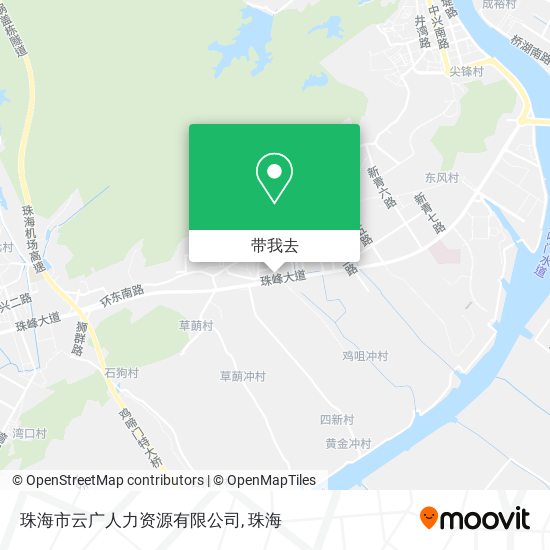 珠海市云广人力资源有限公司地图