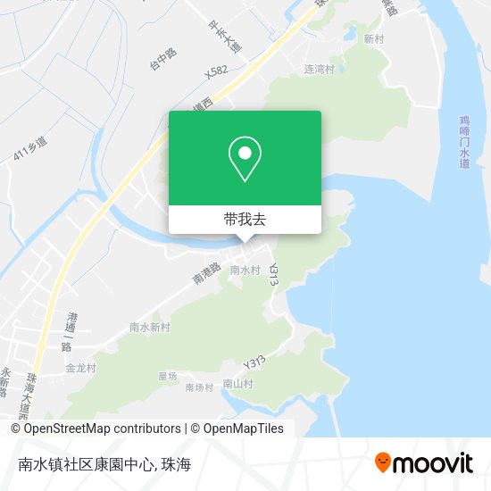 南水镇社区康園中心地图