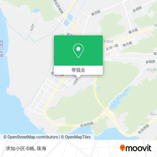求知小区-D栋地图