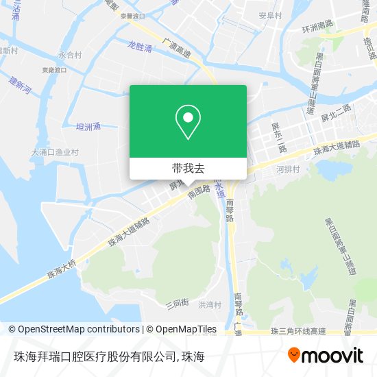 珠海拜瑞口腔医疗股份有限公司地图