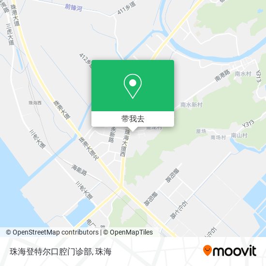珠海登特尔口腔门诊部地图