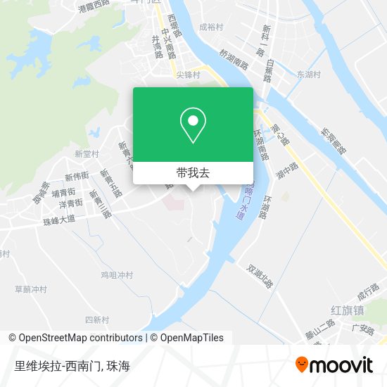 里维埃拉-西南门地图