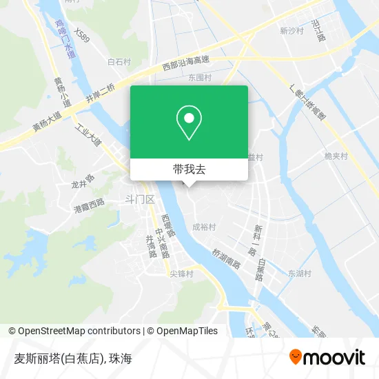 麦斯丽塔(白蕉店)地图