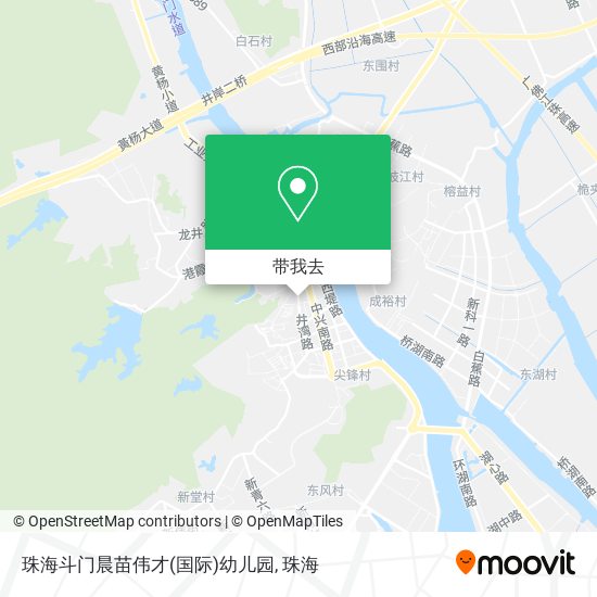 珠海斗门晨苗伟才(国际)幼儿园地图