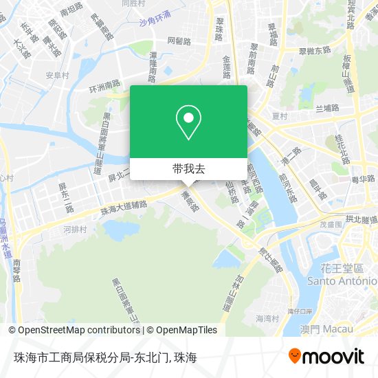 珠海市工商局保税分局-东北门地图