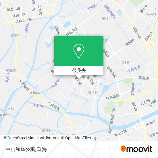 中山和华公寓地图