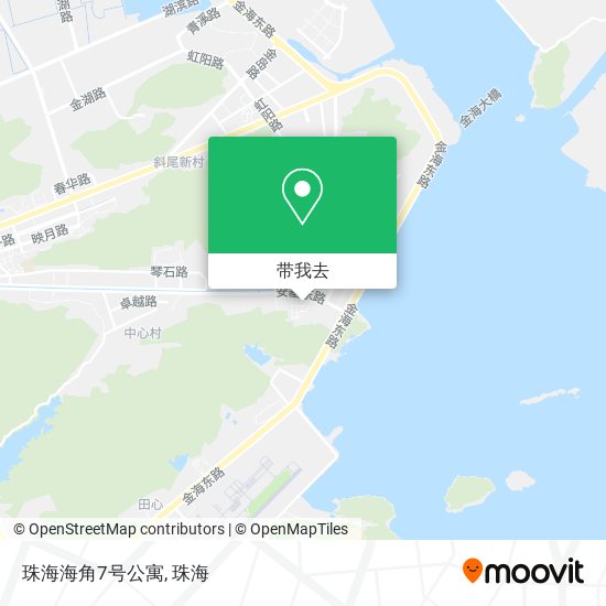 珠海海角7号公寓地图