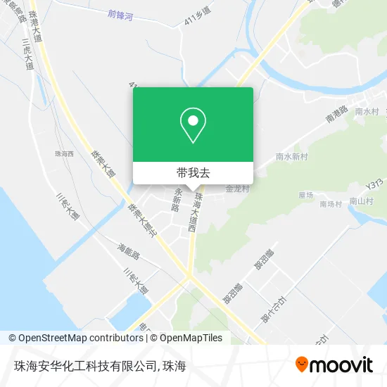 珠海安华化工科技有限公司地图