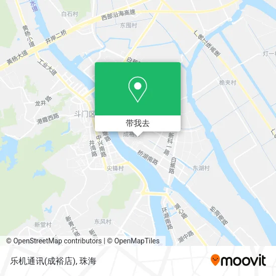 乐机通讯(成裕店)地图