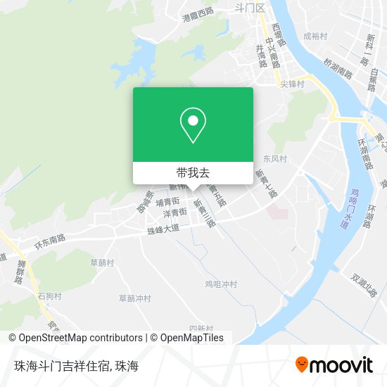 珠海斗门吉祥住宿地图