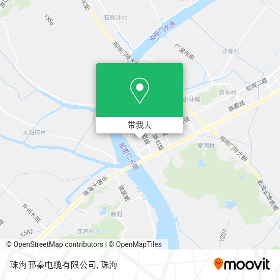 珠海邗秦电缆有限公司地图