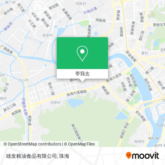 雄发粮油食品有限公司地图