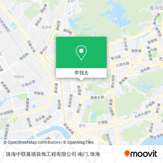 珠海中联幕墙装饰工程有限公司-南门地图