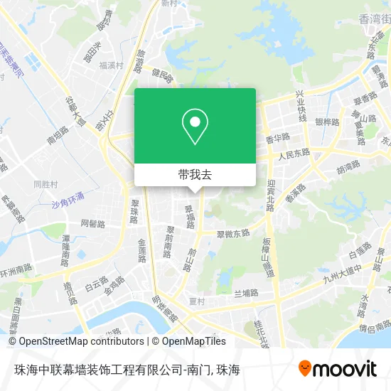 珠海中联幕墙装饰工程有限公司-南门地图